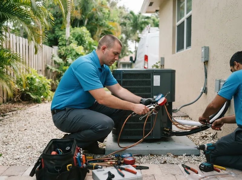 Central AC System Replacement and Installation in Deerfield Beach, FL